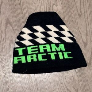 Vintage Artic Cat Team Arctic Men’s Black and Green Beanie Snowmobile